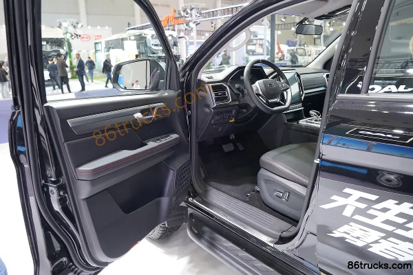 JAC Hunter 2021 Commercial Flagship 2.5T Diesel 150hp 2WD Manual Large Double Cab Pickup (China VI) Chassis (1) | 86Trucks