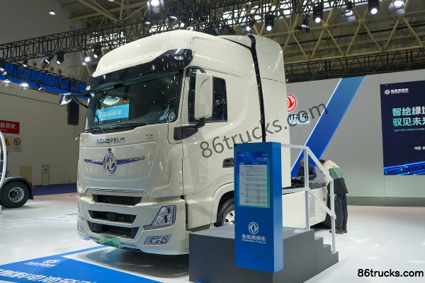 Dongfeng Tianlong Flagship GX 4X2(6 wheels) Hydrogen Fuel Cell Tractor Truck 99kWh Exterior (3) | 86Trucks