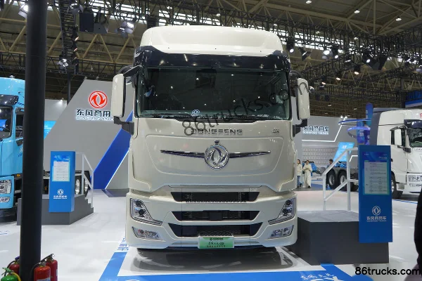 Dongfeng Tianlong Flagship GX 4X2(6 wheels) Hydrogen Fuel Cell Tractor Truck 99kWh Exterior (2) | 86Trucks