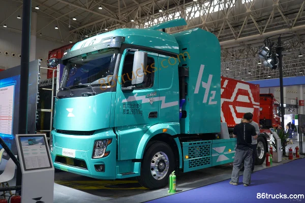 Zaihe Auto Ultra Long Range Edition 4X2(6 wheels) Fuel Cell Tractor Truck CATL 600kWh Exterior (2) | 86Trucks