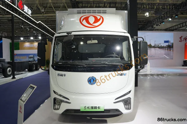 Dongfeng EV360 4X2(6 wheels) 4.1m Single Row Pure Electric Refrigerated Truck CATL 81.14kWh Exterior (2) | 86Trucks