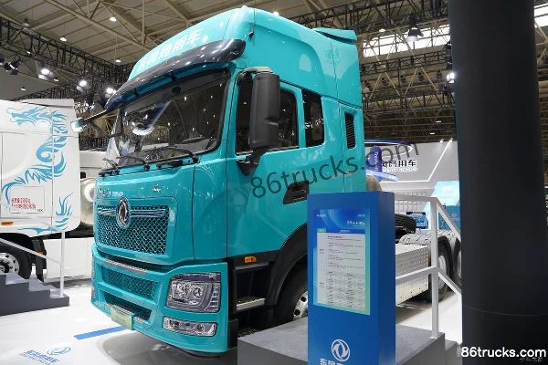 Dongfeng Tianlong KL 6X4(10 wheels) Range-Extended Hybrid Tractor Truck CATL 78.3kWh Exterior (3) | 86Trucks