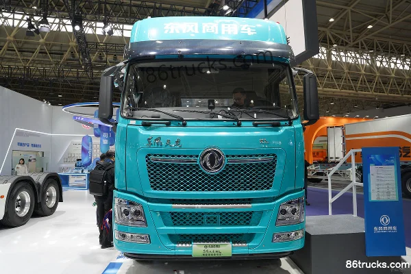 Dongfeng Tianlong KL 6X4(10 wheels) Range-Extended Hybrid Tractor Truck CATL 78.3kWh Exterior (2) | 86Trucks