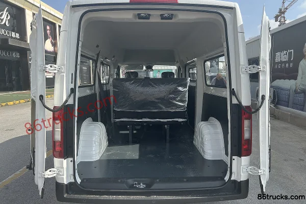 Foton Lefu MAX 2025 Model Yuexing Edition 6-Seat Electric Light Bus CATL 66.67kWh Cargo Box (2) | 86Trucks