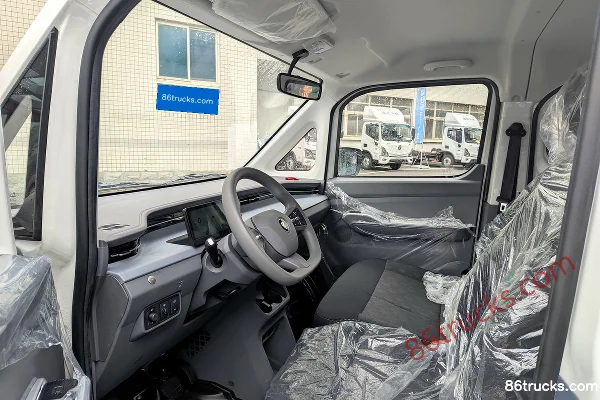 Tuyano Fengjing i9 2025 Zhiyuan Edition 2-Seat Mid-Roof Pure Electric Enclosed Van Aiike 60.37kWh Cab (1) | 86Trucks