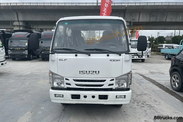 Isuzu 100P 115 hp 4X2(6 wheels) 3.235m double-row flatbed light truck Exterior (2) | 86Trucks