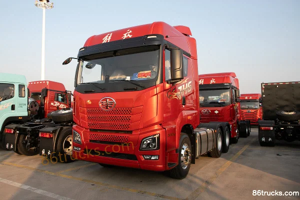 FAW Jiefang Qingdao JH6 Édition Zhixiang 12.5L Diesel 580 ch 6X4(10 roues) FAW Jiefang 12 vitesses Tracteur routier Extérieur (3) | 86Trucks