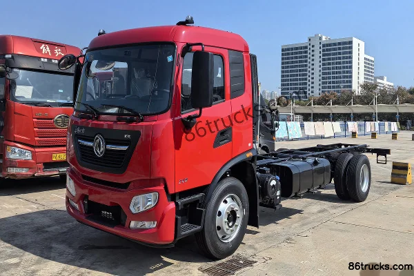 Dongfeng Tianjin KR Star Edition 4.8L Diesel 240hp 4X2(6 wheels) Fast Gear 8-Speed 6.8m Flatbed Cargo Truck Exterior (2) | 86Trucks