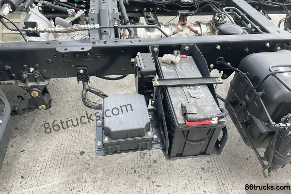 Foton Aoling CTV 140 ch 4X2(6 roues) camion léger à ridelles 4,17 m monoplace Châssis (2) | 86Trucks