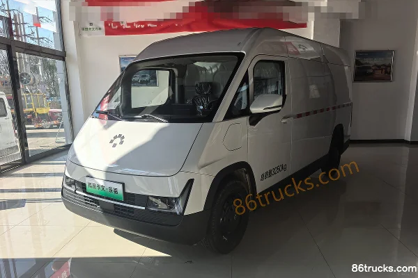 Foton Lefu 2025 Yuexing+ Edition 2-Seat Electric Panel Van CATL 50.23kWh Exterior (3) | 86Trucks