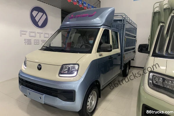 Foton Xiangling Q Split Deluxe 1.6L 120 hp 4X2(6 wheels) Gasoline 3.1m single-row cage micro truck Exterior (3) | 86Trucks