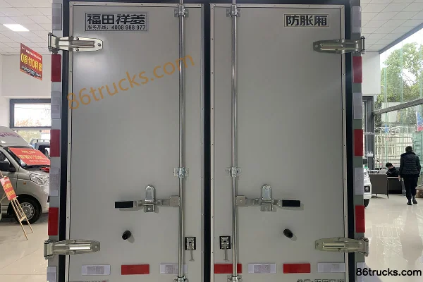 Foton Xiangling Q Split Luxury 1.6L 120 hp 4X2(6 wheels) gasoline 2.5m double-row van mini truck Body (2) | 86Trucks