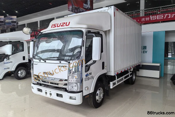 Qingling Isuzu KV600 160 hp 4X2(6 wheels) 4.13m Single-row Van Light Truck Exterior (2) | 86Trucks