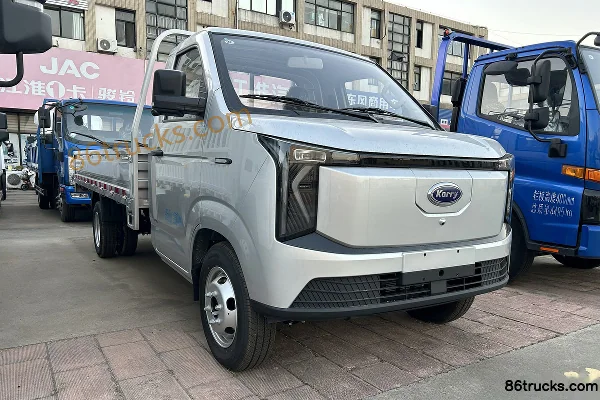Chery Commercial Vehicle Kairui K7 Standard Hydraulic Brake 3.7m Single Row Pure Electric Panel Van Micro Truck CATL 70.