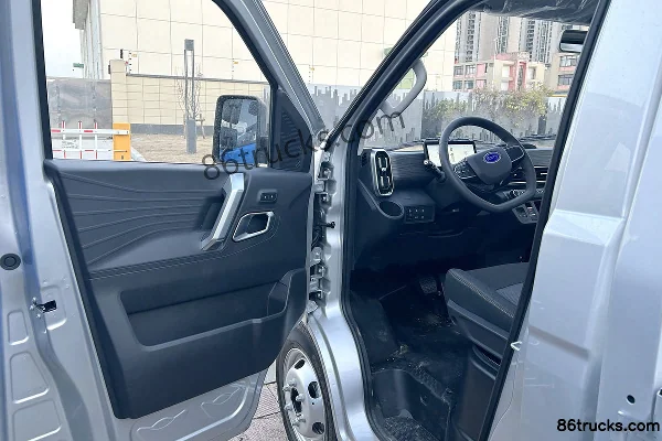 Chery Commercial Vehicle Kairui K7 Standard Hydraulic Brake 3.7m Single Row Pure Electric Panel Van Micro Truck CATL 70.595kWh 4X2(6 wheels)