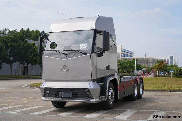 GAC Leader T9 6X4(10 wheels) Electric Tractor Truck CALB 400.62kWh Exterior (3) | 86Trucks