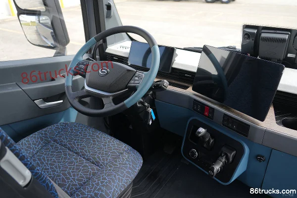 GAC Leader T9 6X4(10 wheels) Electric Tractor Truck CALB 400.62kWh Cab (1) | 86Trucks