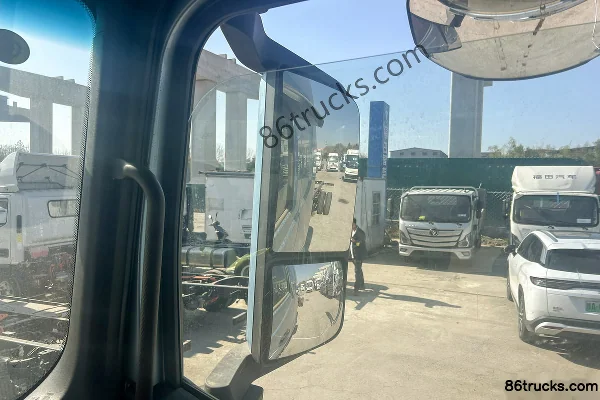 Auman Galaxy 3 7L Diesel 350hp 6X2(8 wheels) Fast Gear 9-Speed High Roof 8.6m Half Row Flatbed Cargo Truck Chassis (3) | 86Trucks