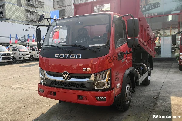 Foton King Kong S1 2.5L Diesel 150hp 4X2(6 wheels) Fast Gear 8-Speed 1092 Rear Axle 3.18m Single Row Dump Truck Exterior (2) | 86Trucks
