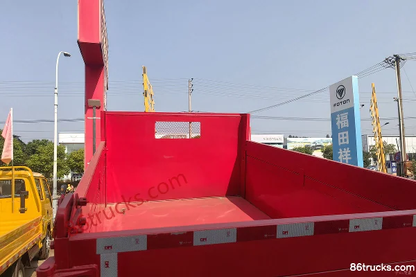 Foton King Kong S1 2.5L Diesel 150hp 4X2(6 wheels) Fast Gear 8-Speed 1092 Rear Axle 3.18m Single Row Dump Truck Body (1) | 86Trucks