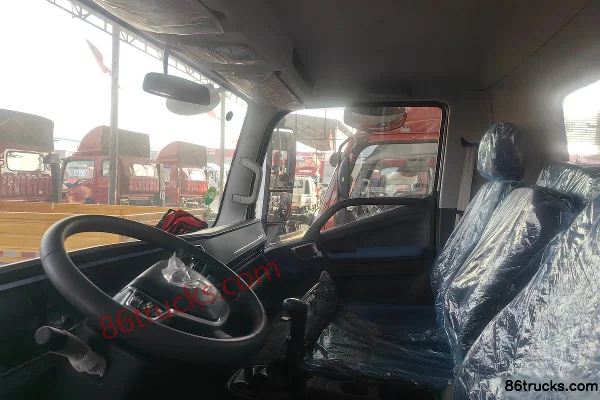 Foton Times Pilot G6 170hp 4X2(6 wheels) 4.14m single-row van cargo truck (China VI) Cab (2) | 86Trucks