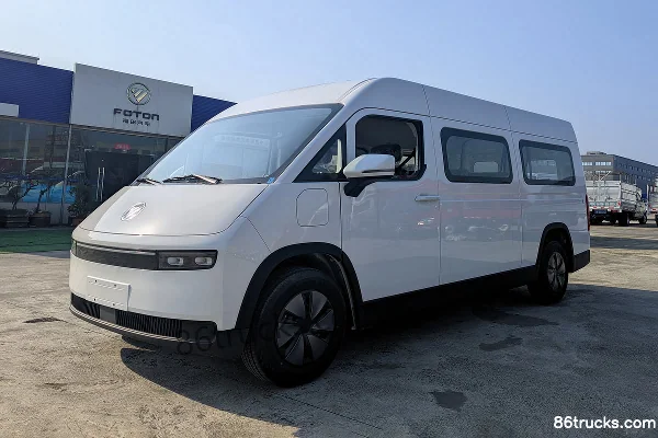 Tuyano Fengjing i9 2025 Smart Edition 6-Seat High Roof Pure Electric Light Bus, Aiyike 51.52kWh Exterior (3) | 86Trucks