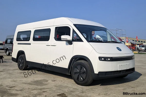Tuyano Fengjing i9 2025 Smart Edition 6-Seat High Roof Pure Electric Light Bus, Aiyike 51.52kWh Exterior