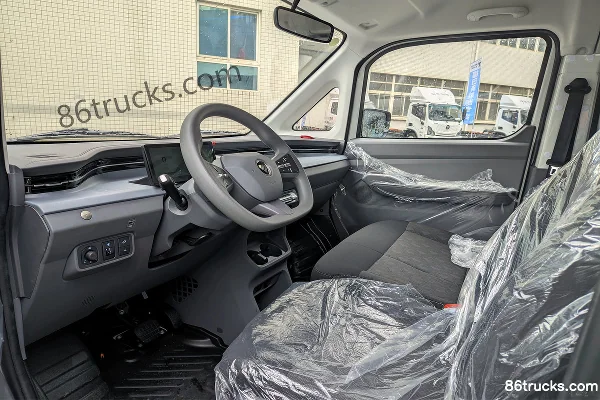 Tuyano Fengjing i9 2025 Smart Edition 6-Seat High Roof Pure Electric Light Bus, Aiyike 51.52kWh Cab (3) | 86Trucks