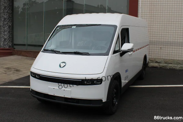 Tuyano Fengjing i9 2025 Smart Edition 2-Seat High Roof Pure Electric Enclosed Cargo Van, Aiyike 51.52kWh Exterior (3) | 86Trucks