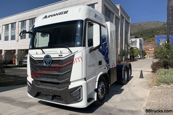 Auman GTL Star Wing Edition 6X4(10 wheels) Battery Swap Electric Tractor Truck CATL 600kWh Exterior (3) | 86Trucks