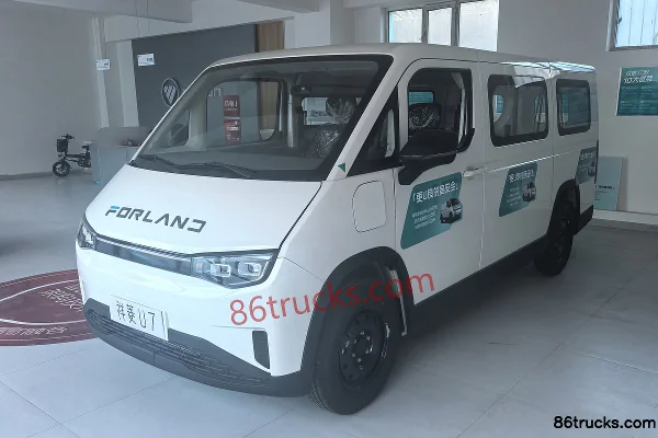FotonU7 2025 Smart Edition 6-Seat Pure Electric Light Bus AiYiKe 50.23kWh Exterior (2) | 86Trucks