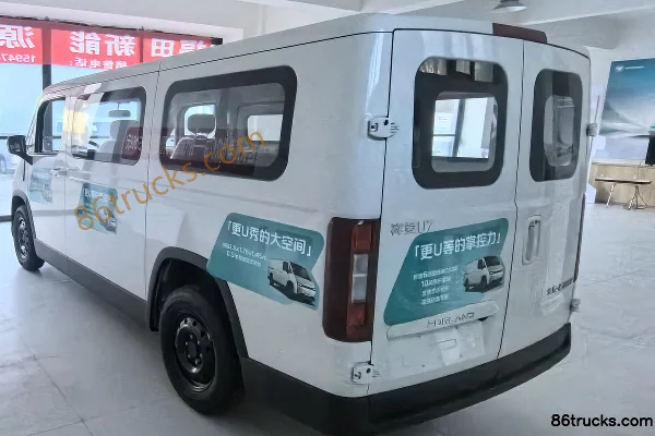 FotonU7 2025 Smart Edition 6-Seat Pure Electric Light Bus AiYiKe 50.23kWh Cargo Box (2) | 86Trucks