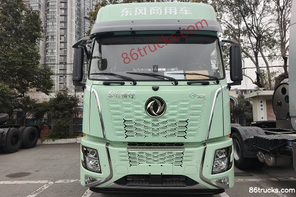 Dongfeng Changxing X7 6X4(10 wheels) plug-in range-extender hybrid tractor truck, FinDreams 69.12kWh Exterior (2) | 86Trucks