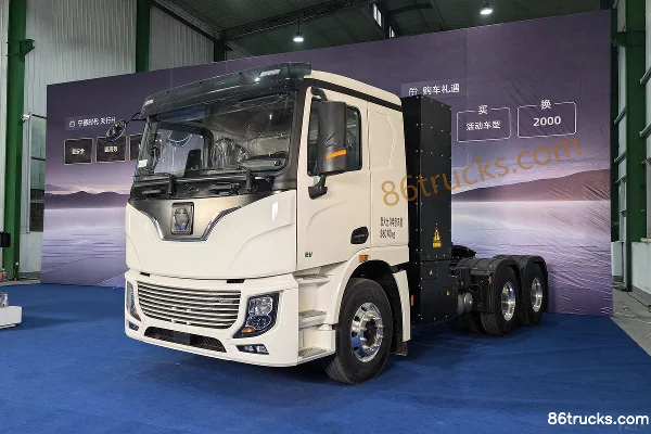 XCMG Hanfeng XG2 6X4(10 roues) tracteur routier électrique pur CATL 400 kWh Extérieur (3) | 86Trucks
