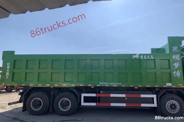 Auman Kunlun 8X4(12 wheels) 8.8m Pure Electric Dump Truck CATL 400kWh Body (3) | 86Trucks