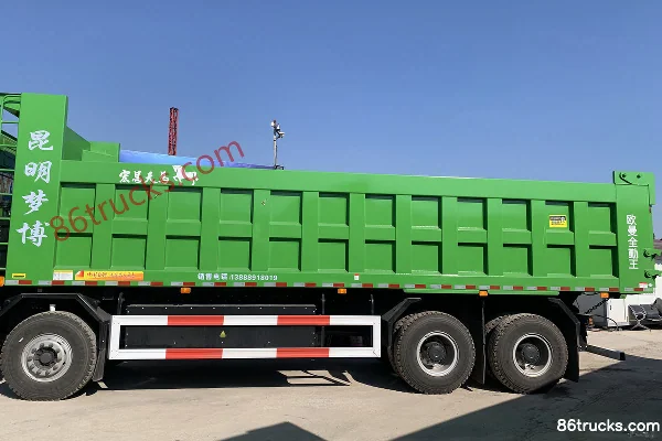 Auman Kunlun 8X4(12 wheels) 8.8m Pure Electric Dump Truck CATL 400kWh Body (1) | 86Trucks
