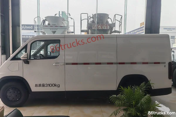Foton Lefu 2025 Model Yuexing Edition 2-Seat Pure Electric Panel Van CATL 50.23kWh Cargo Box (1) | 86Trucks