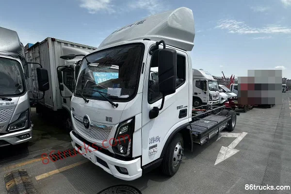 Foton Zhilan EL-Plus Air Brake 4.17m Single Row Pure Electric Flatbed Light Truck Yiwei 141.32kWh 4X2(6 wheels) Exterior
