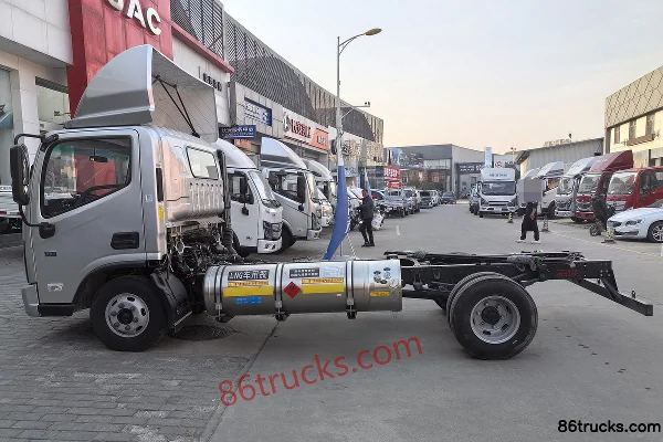 Foton S1 version Changying 2L LNG 150 ch 4X2(6 roues) boîte WLY 8 vitesses 4,17 m simple cabine camion léger à ridelles Extérieur (3) | 86Tr