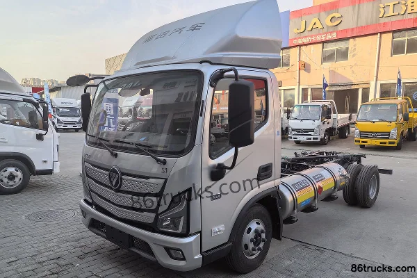 Foton S1 version Changying 2L LNG 150 ch 4X2(6 roues) boîte WLY 8 vitesses 4,17 m simple cabine camion léger à ridelles Extérieur (2) | 86Tr