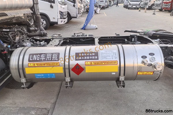 Foton S1 version Changying 2L LNG 150 ch 4X2(6 roues) boîte WLY 8 vitesses 4,17 m simple cabine camion léger à ridelles Châssis (1) | 86Truc