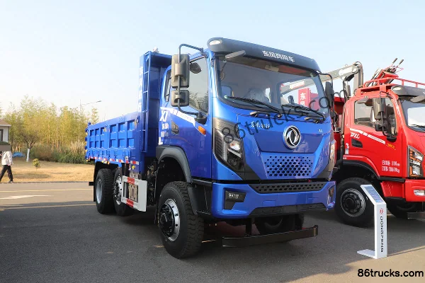 Dongfeng Tuoxing X1 6.2L Diesel 270 hp 4X4(6 wheels) Fast Gear 10-speed 4.7m Dump Truck Exterior