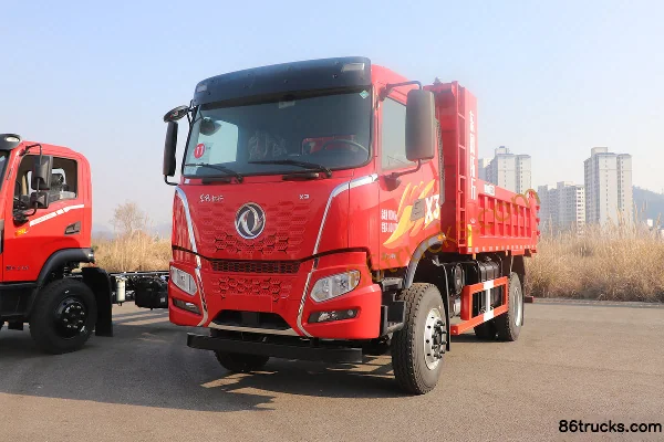 Dongfeng Tuoxing X3 6.8L Diesel 300hp 4X2(6 wheels) 12-Speed 4.8m Dump Truck Exterior (3) | 86Trucks