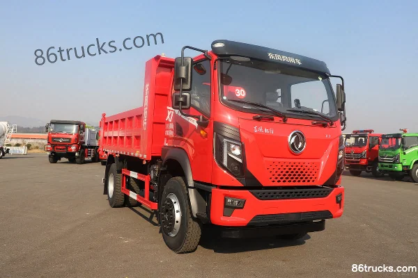 Dongfeng Tuoxing X1 3L Diesel 180 hp 4X2(6 wheels) Fast Gear 10-Speed 3.8m Dump Truck Exterior (2) | 86Trucks