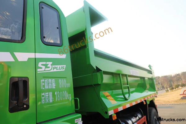 Dongfeng Tuoxing S3 PLUS 4.3L Diesel 220 hp 4X2(6 wheels) Fast Gear 10-speed 3.9m Cab-over Dump Truck Body (1) | 86Trucks