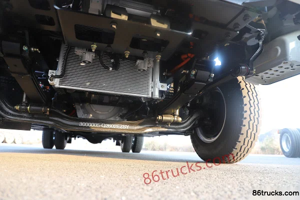 Dongfeng Tuoxing S1 4X2(6 wheels) Single Row Electric Dump Truck CATL 98kWh Chassis (3) | 86Trucks