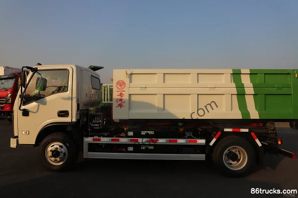 Dongfeng Tuoxing S1 4X2(6 wheels) Single Row Electric Dump Truck CATL 98kWh Body (1) | 86Trucks