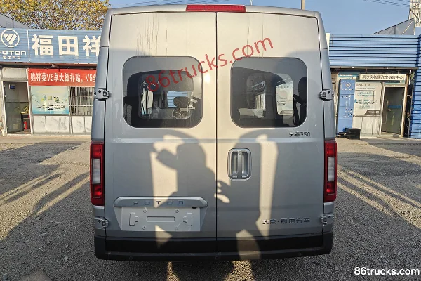 Foton Lefu 2025 Yuexing+ 6-seat Long Wheelbase High Roof Pure Electric Light Bus Aiyike 50.23kWh Cargo Box (1) | 86Trucks