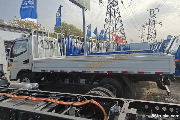 JAC Shuailing EV5 4.5T 4.22m Single Row Pure Electric Flatbed Light Truck 81.14kWh 4X2(6 wheels) Body (1) | 86Trucks