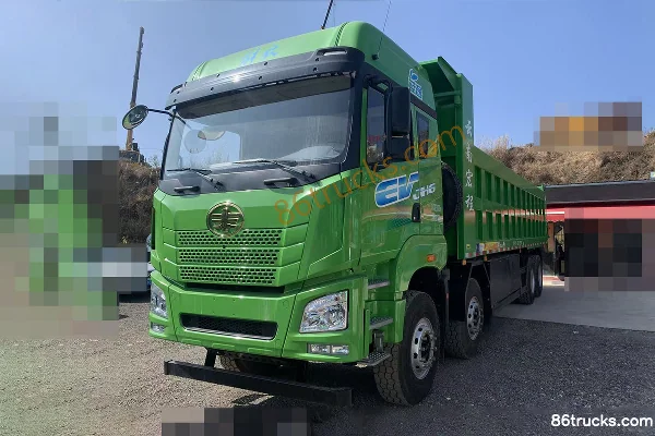 FAW Jiefang JH6 8X4(12 wheels) 8.8m Pure Electric Dump Truck CATL 400kWh Exterior (3) | 86Trucks